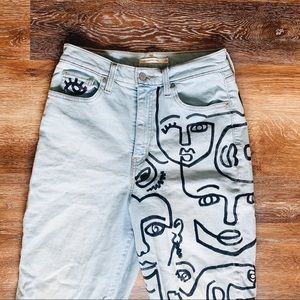 One-of-a-kind High Waisted Levi Jeans